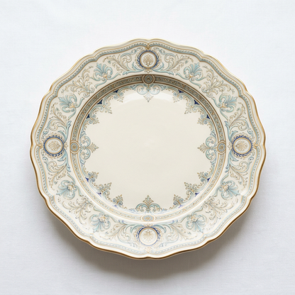 Château Azure Gold Dinner Plate