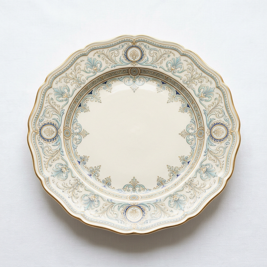 Château Azure Gold Dinner Plate