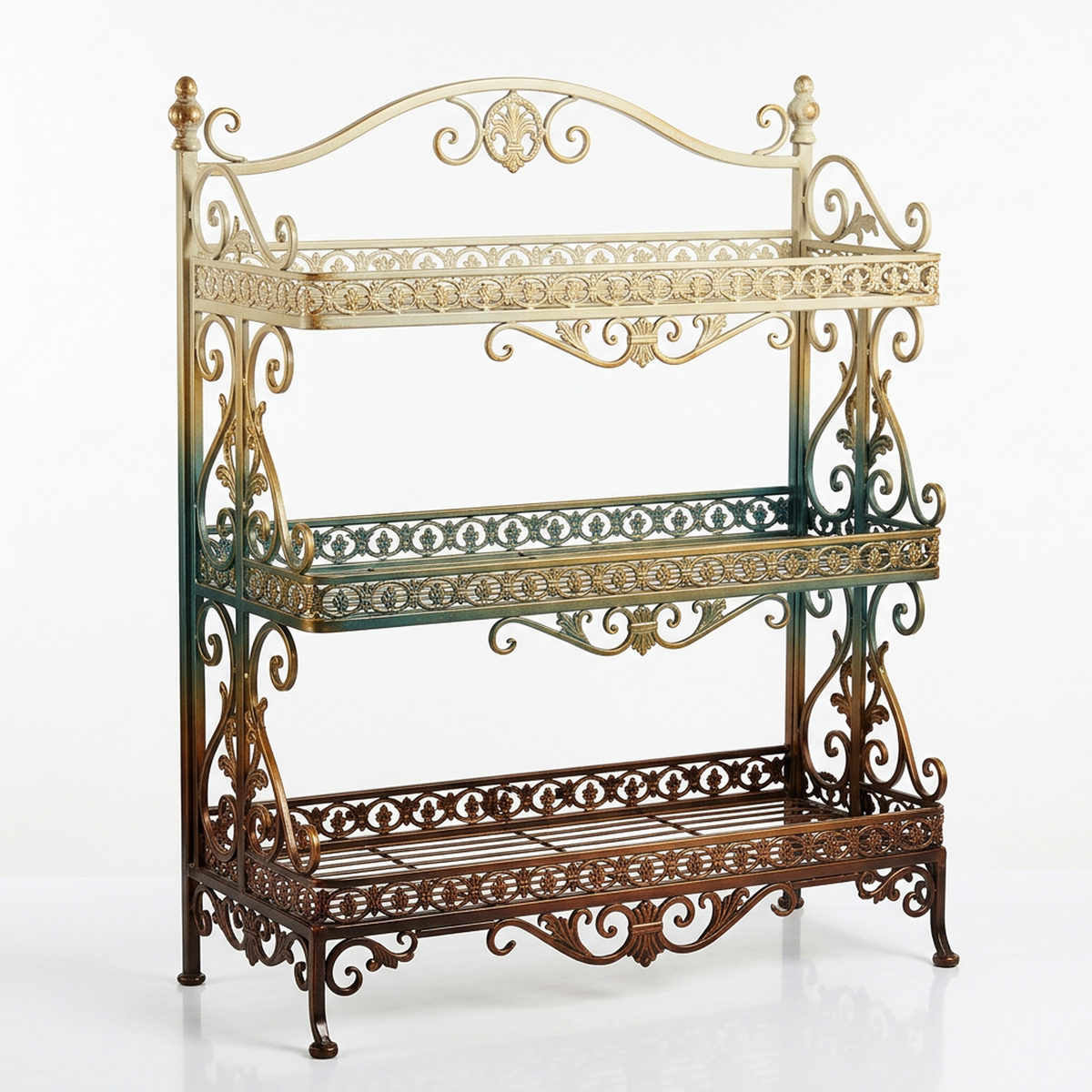 Versailles Scrollwork 3-Tier Display Rack