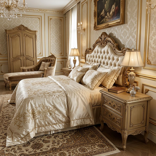 Versailles Carved 2-Drawer Nightstand